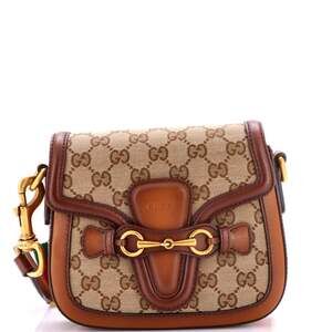 Gucci Lady Web Shoulder Bag Gg Canvas #269728G14B